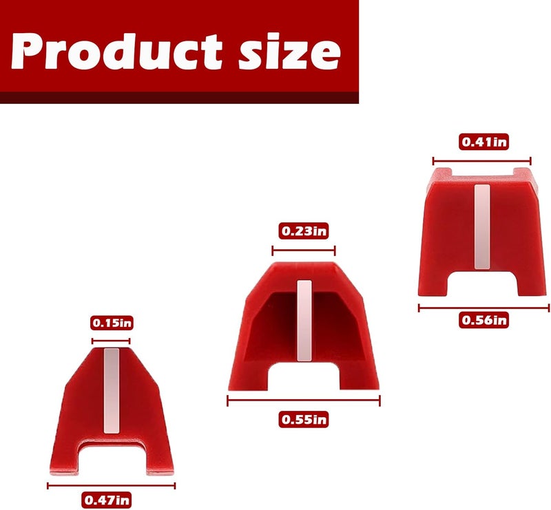 Follde (Set of 9) 42-38-0017 Rubber Nose Cushion No Mar Tip for Milwaukee M18 Finish Nailer 18 Gauge Brad Nailer - Image 2